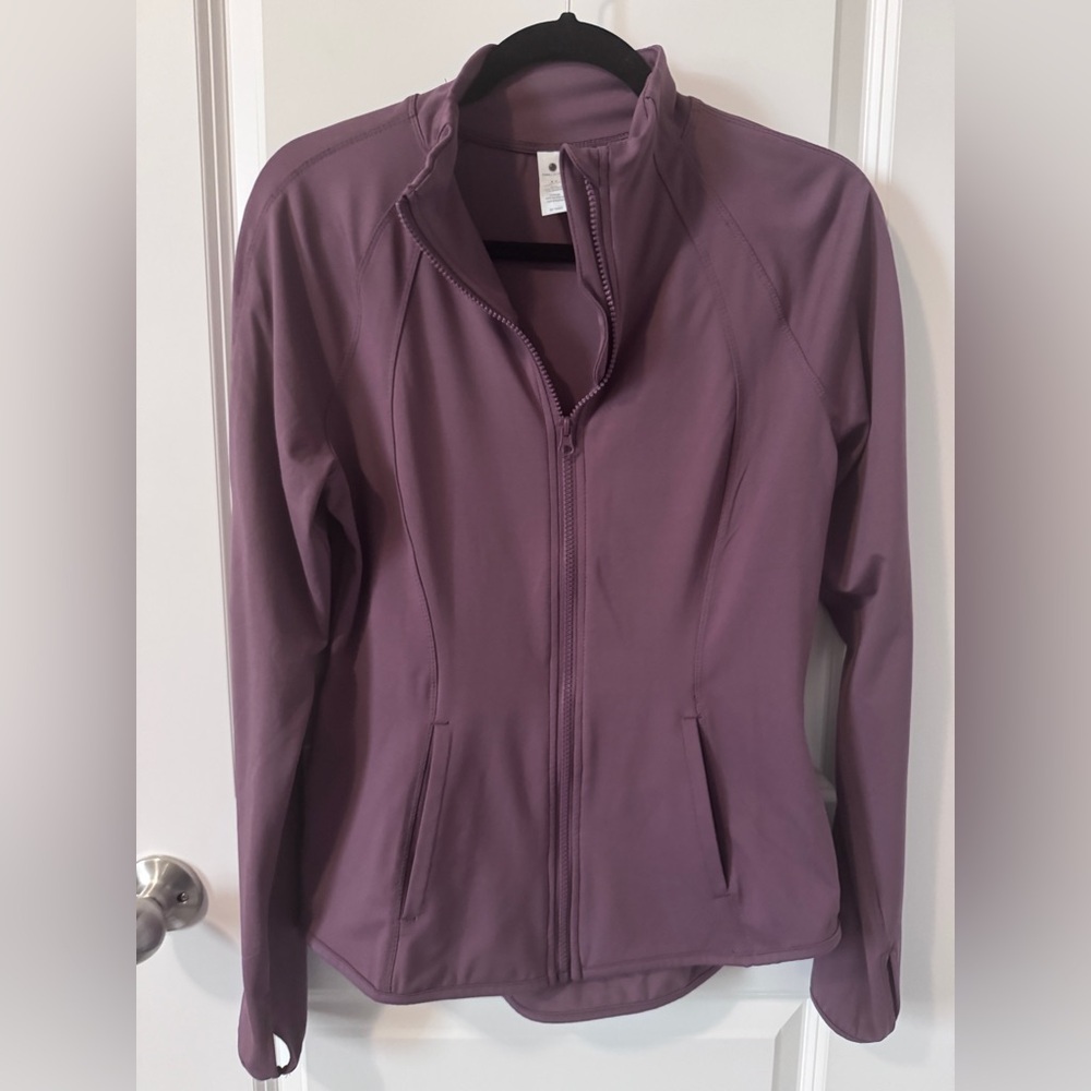 NWOT Yogalicious Purple Full-Zip Jacket Size Medium